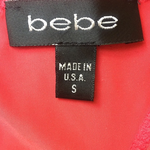 BEBE DOUBLE LAYER DROP NECK RACEBACK PARTY TOP - Picture 4 of 16